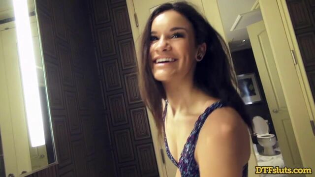 Inviting Eden Sin at big cock trailer