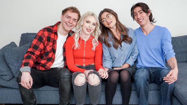 Mae Milano and Britt Blair's natural tits clip by Sis Swap