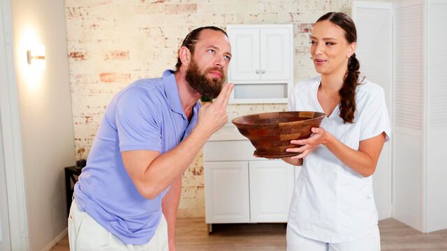 Blowjob porn with appealing Brad Newman from Nuru Massage